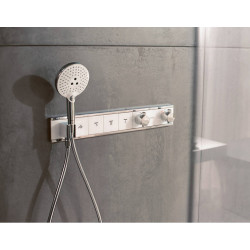Hansgrohe Douchette 120 3 jets EcoSmart chromé Raindance Select S Kobleo