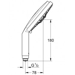 Grohe Douchette 4 jets Rainshower cosmopolitan 160 mm Kobleo