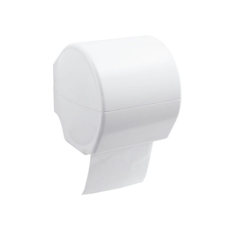 Pellet Distributeur papier WC blanc avec couvercle durofort Kobleo