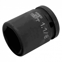 Bahco Douille à choc 6 pans 1-1/2 70 mm finition phosphatée K9801M-70 Bahco Kobleo
