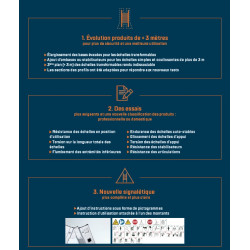 Tubesca Comabi Echelle coulissante à corde 3 plans 10+10+10 échelons Haut d'accès 778 Tubesca Comabi Kobleo Tubesca Comabi Echelle coulissante à corde 3 plans 10+10+10 échelons Haut d'accès 778 Tubesca Comabi Kobleo