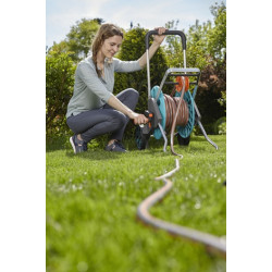 Gardena Dévidoir avec flexible 20 m D. 13 mm AquaRoll M Easy Set Kobleo