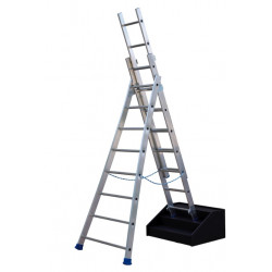 Centaure Echelle transformable base évasée KET3 3 plans 3x9 Ht6,30m Centaure Kobleo