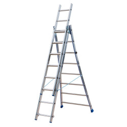 Centaure Echelle transformable base évasée 3 plans 3x10 accès max. 7,40m KET3 Centaure Kobleo