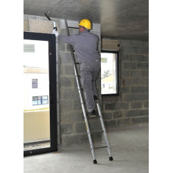 Centaure Echelle simple en aluminium 10 échelons haut. d'accès 3,80m PRS Kobleo