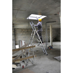 Centaure Echelle transformable à base évasée 2 plans 7+8 accès maxi 4,80 m PRT2 Centaure Kobleo