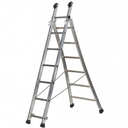 Centaure Echelle transformable base évasée 2 plans 8+9 barreaux Hmaxi 5m35 PRT2 Centaure Kobleo