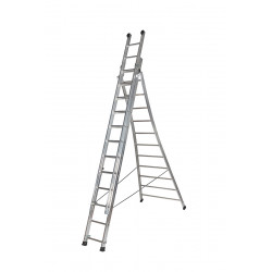 Centaure Echelle transformable à base évasée 3 plans 9+2x10 accès maxi 760 m PR Kobleo