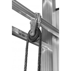 Centaure Echelle coulissante 3 plans corde 3x10 barreaux 6m85 usage Pro régulie Kobleo