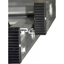 Centaure Echelle coulissante 3 plans corde 3x10 barreaux 6m85 usage Pro régulie Kobleo