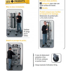 Centaure Echafaudage pliant alu jusqu'à 2m90 Chrono 3 Centaure Kobleo