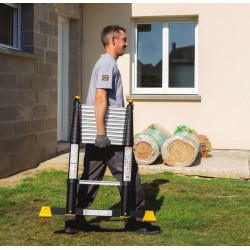 Centaure Echelle télescopique Space Bamboo 11 marches Ht d'accès 2,30m Centaure Kobleo