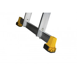 Centaure Echelle en aluminium simple 12 barreaux 3m50 usage professionnel S Kobleo