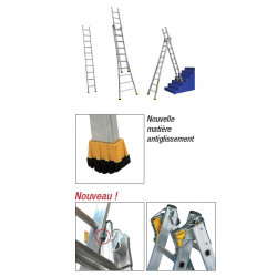 Centaure Echelle transformable base évasée 2x7 Haut. accès max. 4,50 m T2 Centaure Kobleo