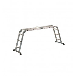 Hailo Echelle multifonction articulée 4 positions avec plateforme Hailo Kobleo