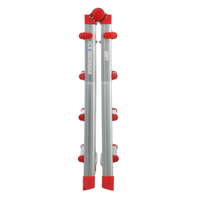 Hailo Echelle télescopique multifonction 4 x 4 échelons ProfiStep Kobleo Hailo Echelle télescopique multifonction 4 x 4 échelons ProfiStep Kobleo