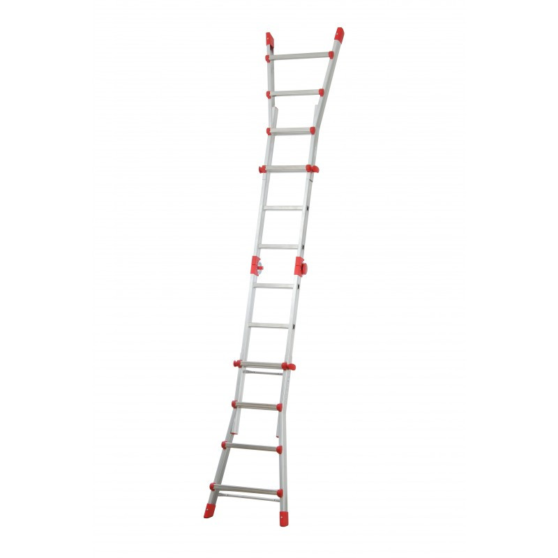 Hailo Echelle télescopique multifonction 4 x 4 échelons ProfiStep Kobleo Hailo Echelle télescopique multifonction 4 x 4 échelons ProfiStep Kobleo