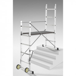 Hailo Echafaudage HobbyStep H3 2x5 Ht travail 3m Hailo Kobleo