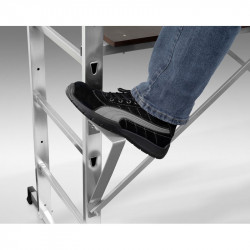 Hailo Echafaudage HobbyStep H3 2x5 Ht travail 3m Hailo Kobleo