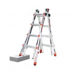 Little Giant Echelle convertible 2 béquilles ajustables 4-7 marches Haut accès 553  Little Giant Kobleo