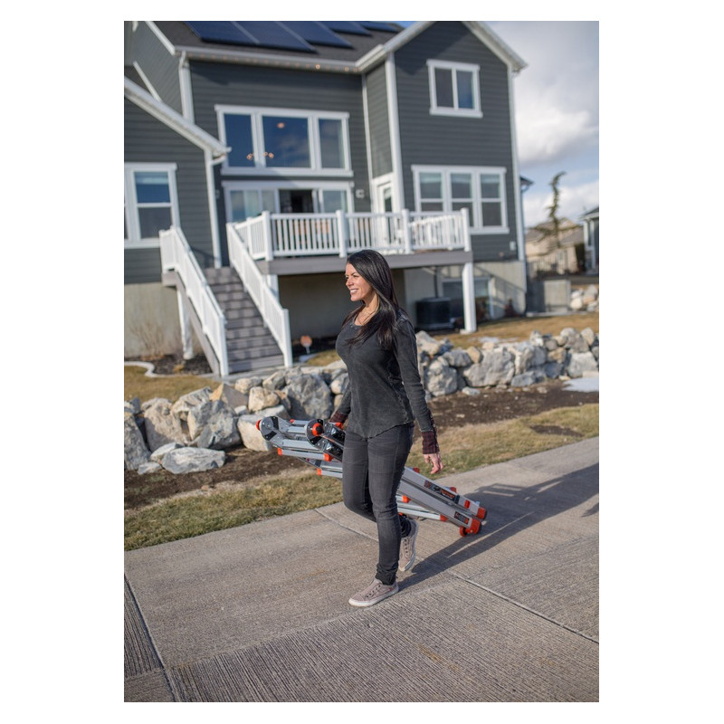 Little Giant Echelle convertible 2 béquilles ajustables 4-7 marches Haut accès 553  Little Giant Kobleo