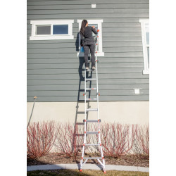 Little Giant Echelle convertible 2 béquilles ajustables 4-7 marches Haut accès 553  Little Giant Kobleo