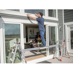 Little Giant Echelle convertible 2 béquilles ajustables 4-7 marches Haut accès 553  Little Giant Kobleo