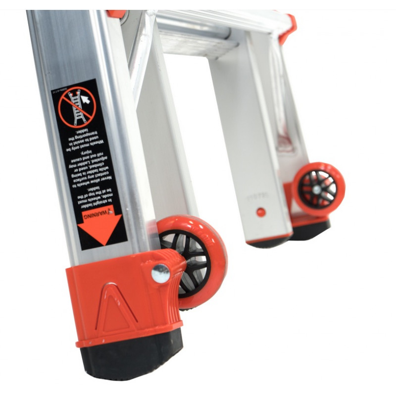 Little Giant Echelle convertible 2 béquilles ajustables 4-7 marches Haut accès 553  Little Giant Kobleo