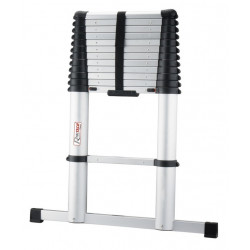 Ribitech Echelle télescopique 93cm/390cm / 13 barreaux base stabilisatrice PRET Kobleo