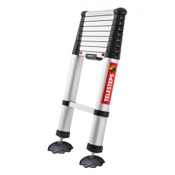 Telesteps Echelle télescopique Classico 9 marches L 3 m alu 2 pieds intégrés TEL Kobleo