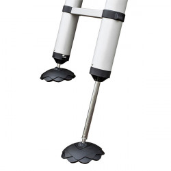 Telesteps Echelle télescopique Classico 9 marches L 3 m alu 2 pieds intégrés TEL Kobleo