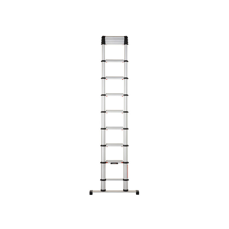 Echelle télescopique CLASSICO LINE 3.80M + barre stabilisatrice - T