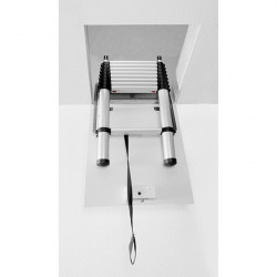 Telesteps Echelle télescopique grenier LOFT MINI 235 245 m trappe 520x600mm 9 ma Kobleo Telesteps Echelle télescopique grenier LOFT MINI 235 245 m trappe 520x600mm 9 ma Kobleo