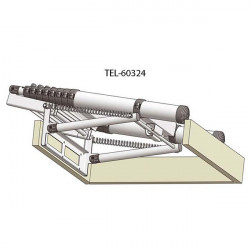 Telesteps Echelle télescopique grenier LOFT MINI 235 245 m trappe 520x600mm 9 ma Kobleo Telesteps Echelle télescopique grenier LOFT MINI 235 245 m trappe 520x600mm 9 ma Kobleo