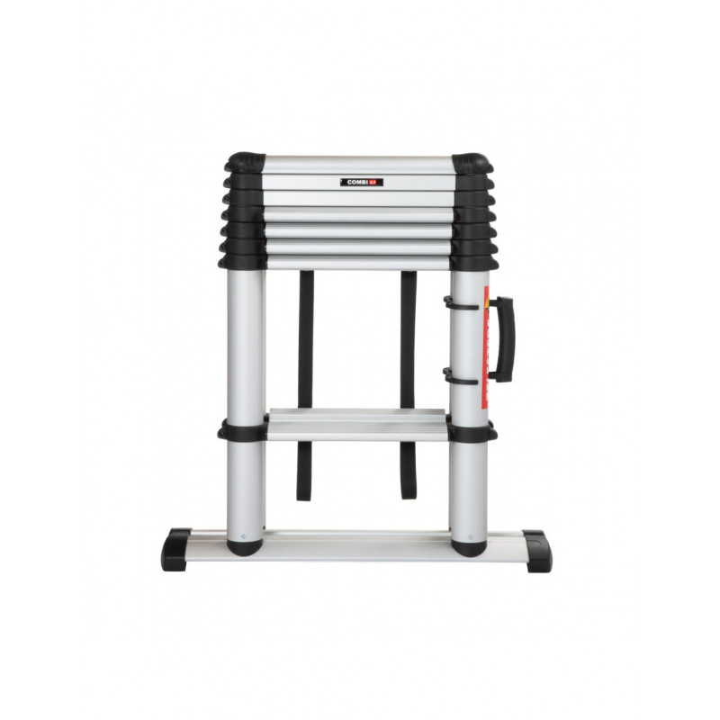 Telesteps Echelle télescopique transformable Combi Line 230 m alu plateau porte Telesteps Kobleo Telesteps Echelle télescopique transformable Combi Line 230 m alu plateau porte Telesteps Kobleo