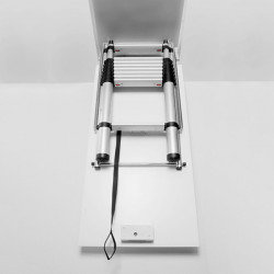 Telesteps Echelle télescopique grenier LOFT MAXI 265 293m 10 marches TEL-60927 Telesteps Kobleo