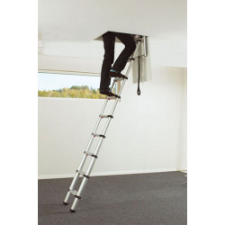 Telesteps Echelle télescopique grenier LOFT MAXI 265 293m 10 marches TEL-60927 Telesteps Kobleo