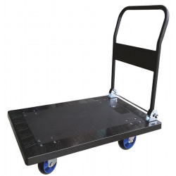 Stockman Chariot plastique avec dossier rabattable 500 kg roues caoutchouc CP50 Stockman Kobleo