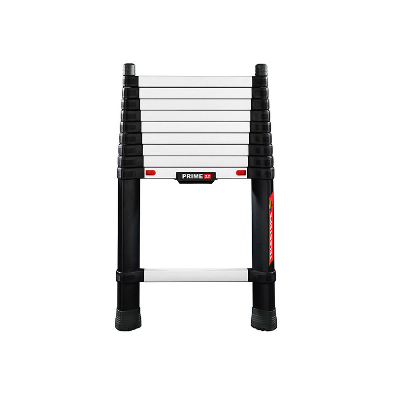 Telesteps Echelle télescopique Prime 10 marches L 3 m 2 pieds réglables integrés Kobleo Telesteps Echelle télescopique Prime 10 marches L 3 m 2 pieds réglables integrés Kobleo