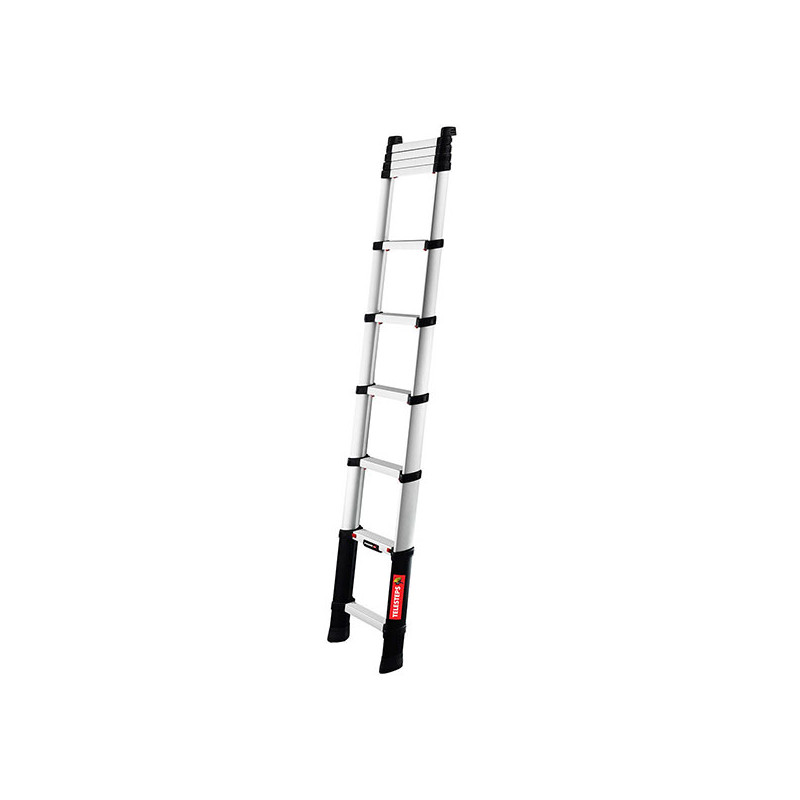 Telesteps Echelle télescopique Prime 10 marches L 3 m 2 pieds réglables integrés Kobleo Telesteps Echelle télescopique Prime 10 marches L 3 m 2 pieds réglables integrés Kobleo
