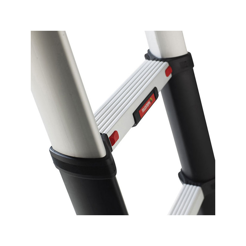 Telesteps Echelle télescopique Prime 10 marches L 3 m 2 pieds réglables integrés Kobleo Telesteps Echelle télescopique Prime 10 marches L 3 m 2 pieds réglables integrés Kobleo