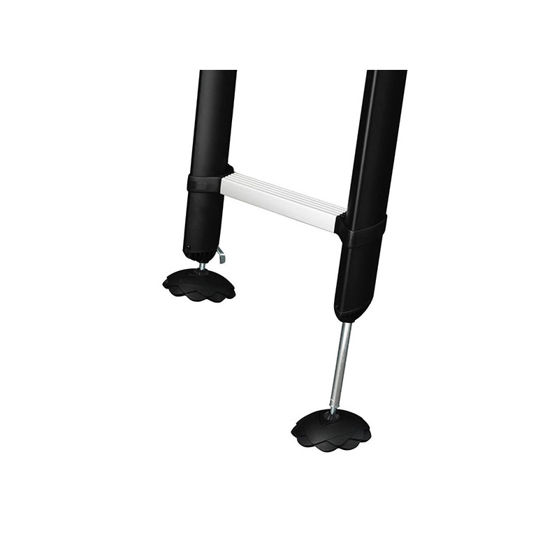 Telesteps Echelle télescopique Prime 10 marches L 3 m 2 pieds réglables integrés Kobleo Telesteps Echelle télescopique Prime 10 marches L 3 m 2 pieds réglables integrés Kobleo