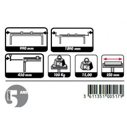 Peugeot Etabli mobile EnergyStand 189R avec 2 servantes Peugeot Kobleo Peugeot Etabli mobile EnergyStand 189R avec 2 servantes Peugeot Kobleo