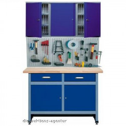 Kupper Etabli 6 tiroirs et 1 compartiment Rouge 12112 Kupper Kobleo