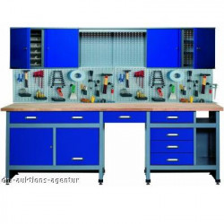 Kupper Etabli 6 tiroirs et 1 compartiment Gris 12116 Kupper Kobleo