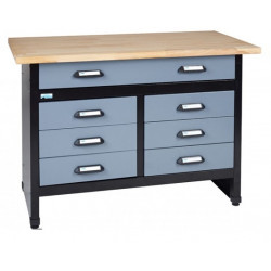 Kupper Etabli Gris 12126 7 tiroirs L1,20m Kupper Kobleo