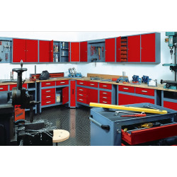 Kupper Etabli 2 portes et 3 tiroirs Long: 120 cm Bleu marine 12257 Kupper Kobleo