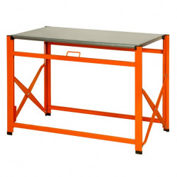 Bahco Etabli pliable avec plateau en acier galvanisé 120 cm 1495FWB120TS Kobleo