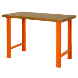 Bahco Etabli d'atelier avec plateau MDF 180 cm gris pieds fixes 1495WB18TDGR Kobleo