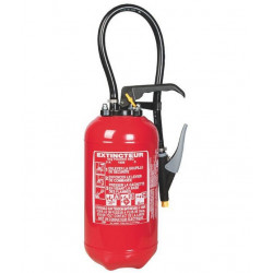 Rot Extincteur à poudre polyvalente 6 kg 190x430 mm Kobleo